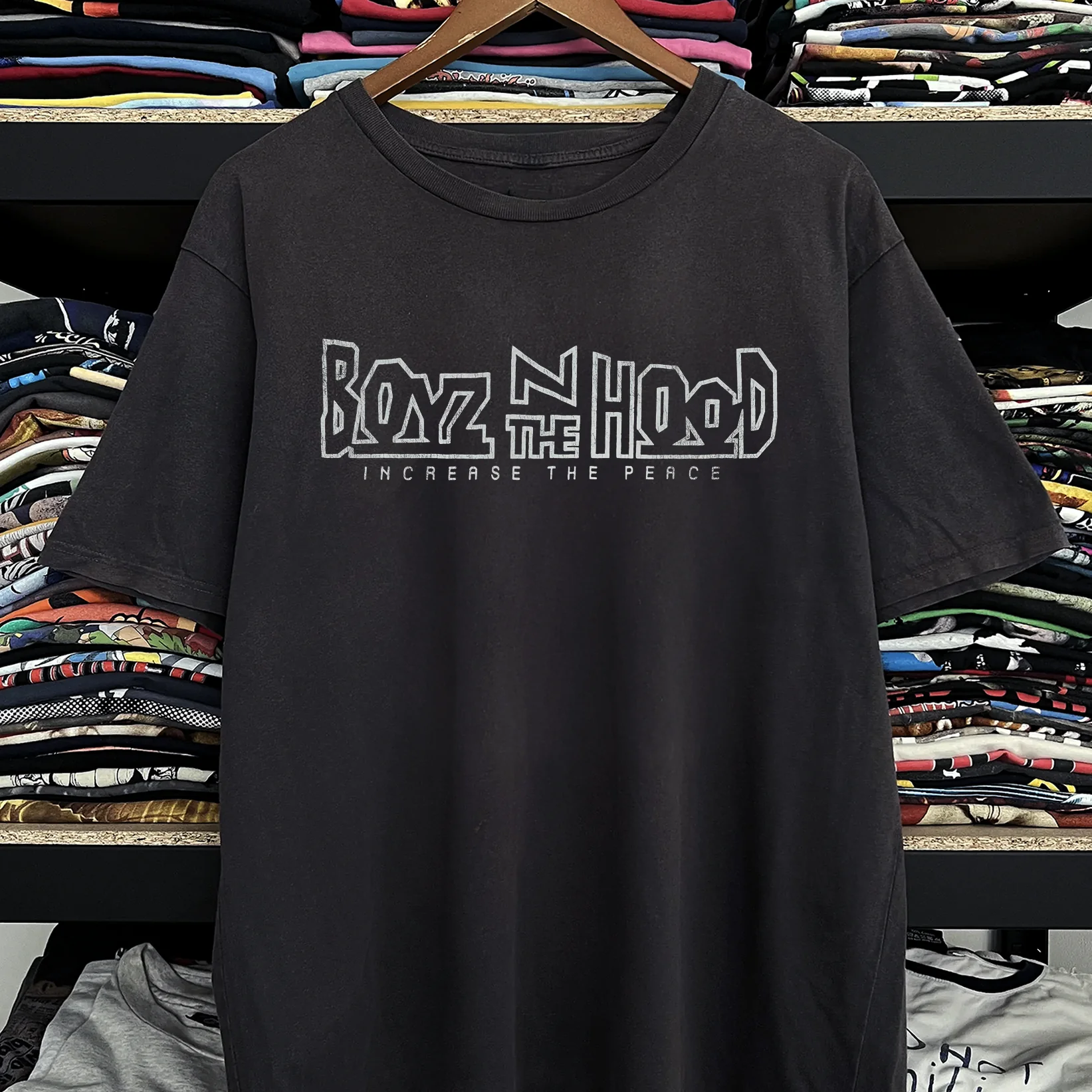 1991 Boyz N The Hood Washed Black Tee - Image 2