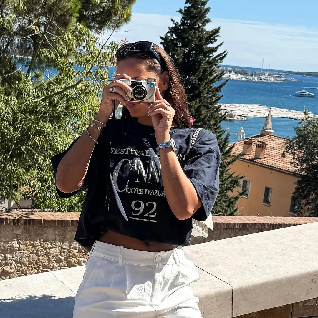 1992 Cannes Film Festival Promo Rare Washed Navy T-Shirt - Image 5
