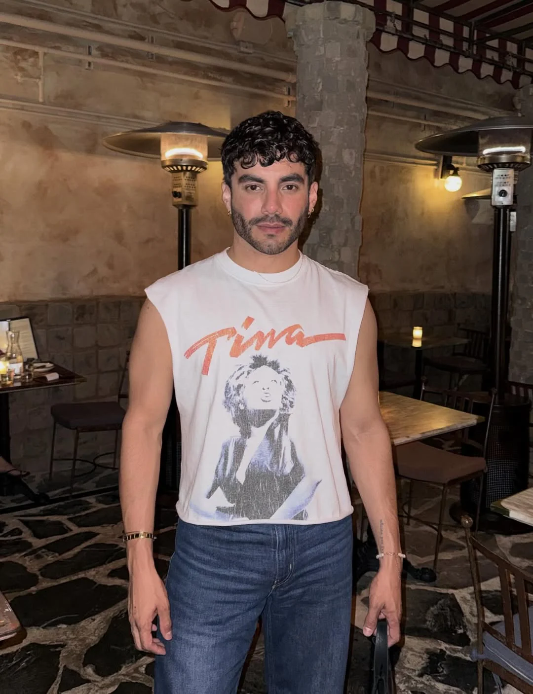 89 Simply The Best- Tina Vintage Washed White T-Shirt - Image 5