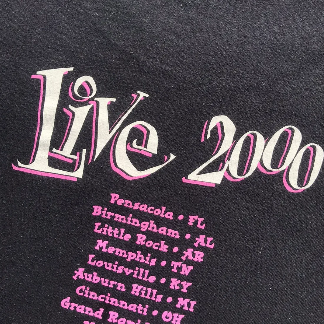 Britney Spears Live 2000 - Vintage Black T-Shirt - Image 4