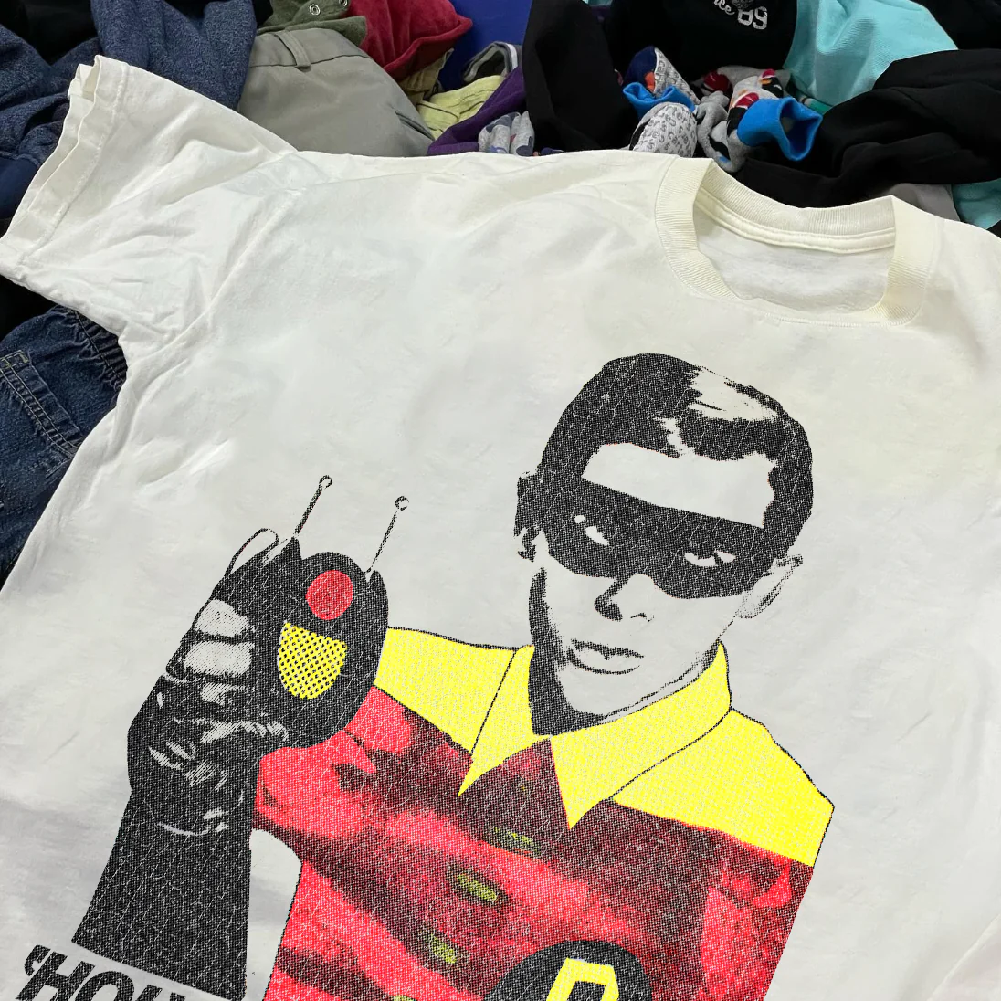 Holy Sh*t Batman - 80's -90's Rare Vintage White T-Shirt - Image 4