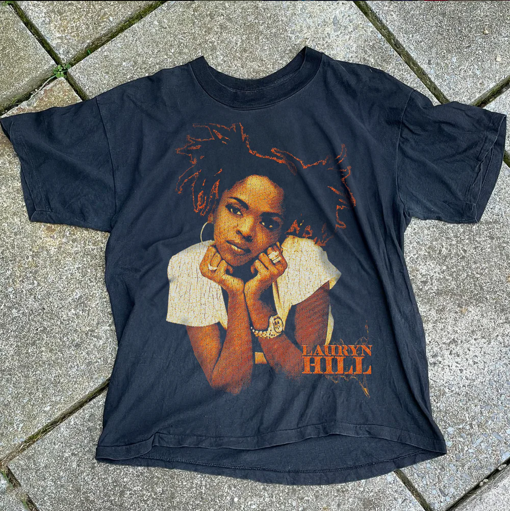 Lauryn Hill - Miseducation Tour 1999 - Washed Black T-Shirt