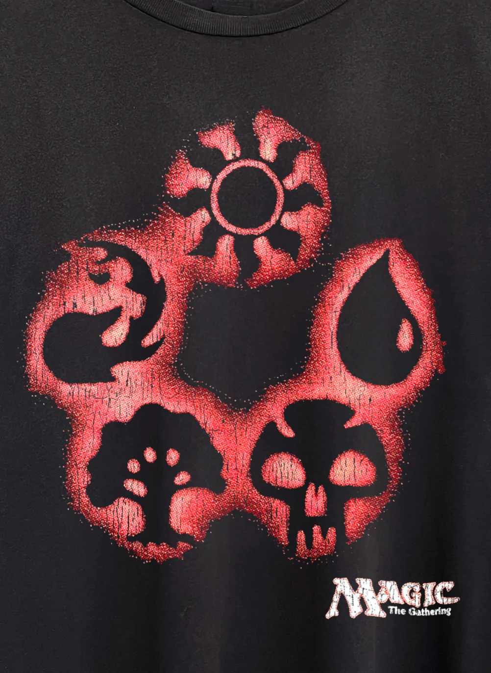 Magic Symbols Washed Black Tee - Image 2