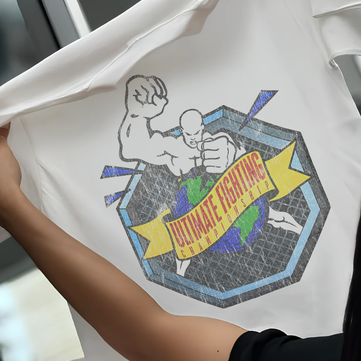 OG Ufc Promo Vintage White T-Shirt