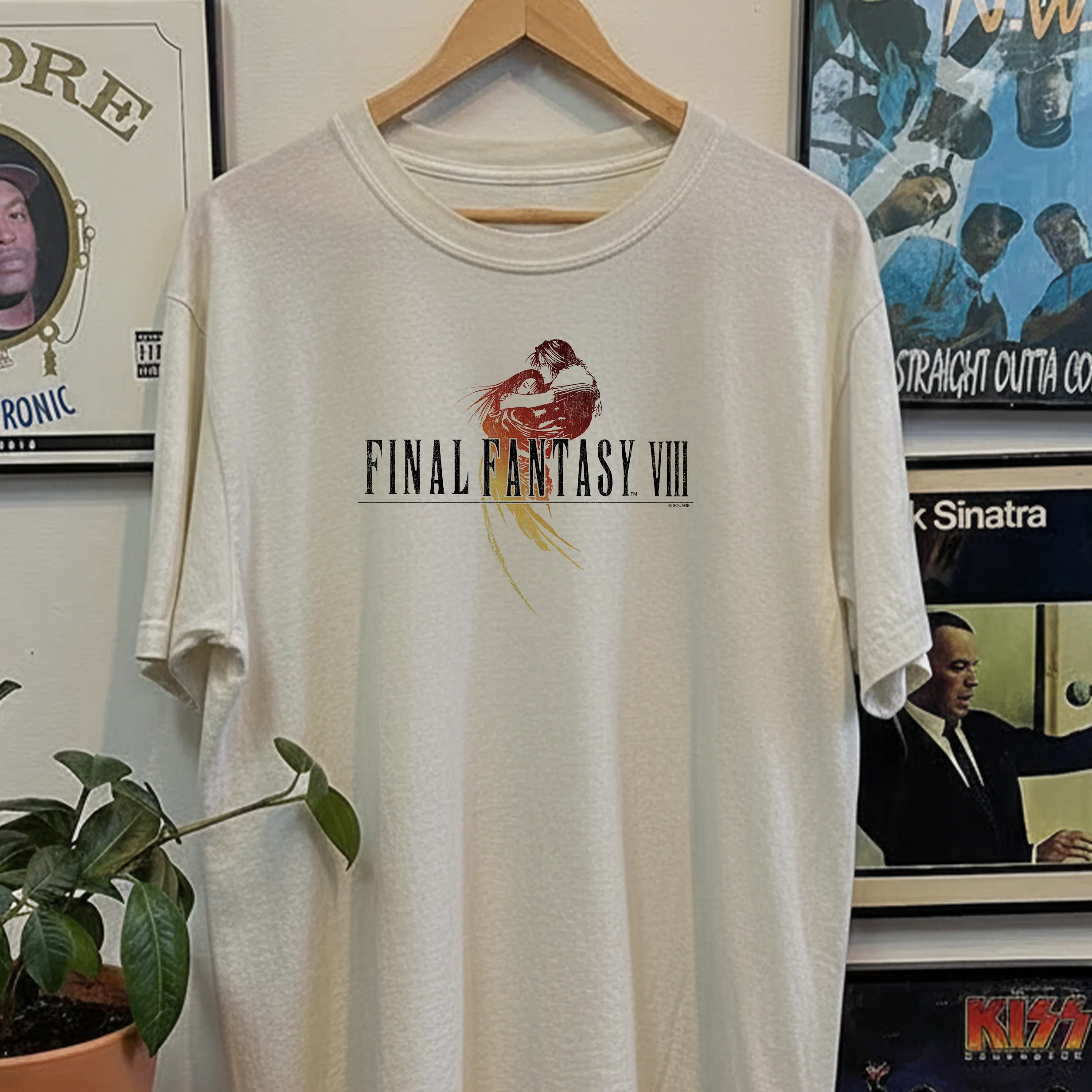 Rare Final Fantasy VIII Promo Washed White Tee - Image 2